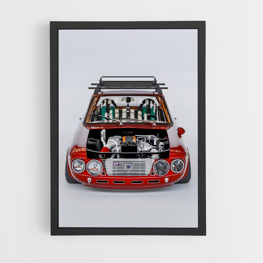 Poster Fulvia Racer – affiche Lancia (vue 2)